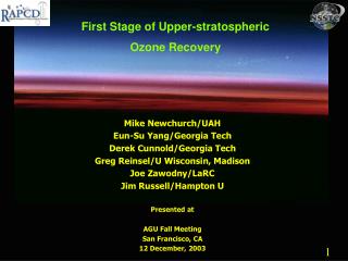 First Stage of Upper-stratospheric Ozone Recovery