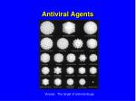 Antiviral Agents - slide 1