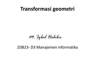 transformasi geometri