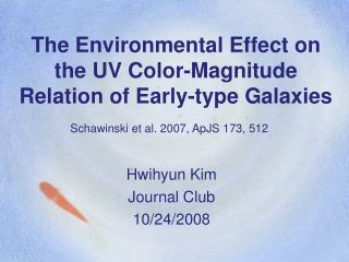 The Environmental Effect on the UV Color-Magnitude Relation of Early-type Galaxies