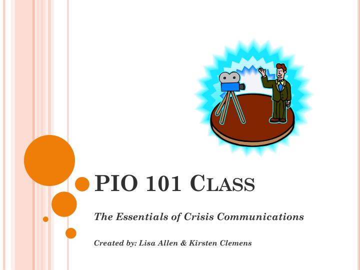 pio 101 class