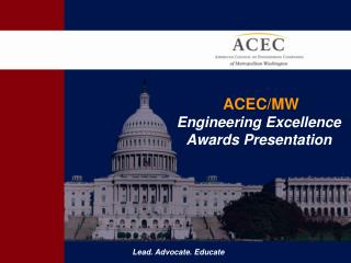 ACEC/MW Engineering Excellence Awards Presentation