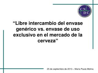 25 de septiembre de 2013 – María Paula Molina