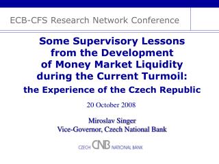 ECB-CFS Research Network Conference