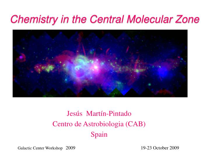 chemistry in the central molecular zone