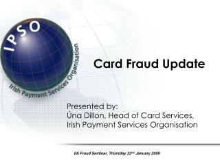 Card Fraud Update