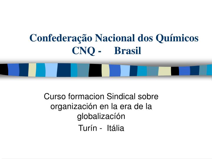 confedera o nacional dos qu micos cnq brasil