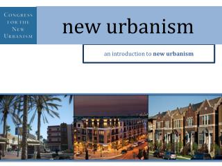 an introduction to new urbanism