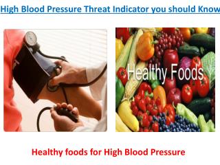 High Blood Pressure Threat Indicator you should Know
