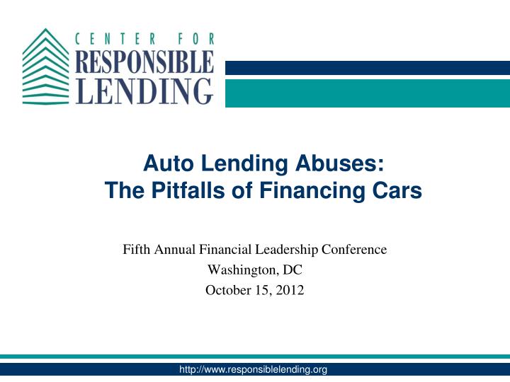 auto lending abuses the pitfalls of financing cars
