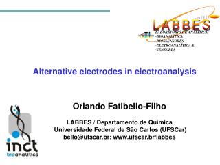 Alternative electrodes in electroanalysis