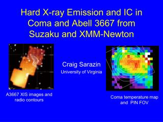 Hard X-ray Emission and IC in Coma and Abell 3667 from Suzaku and XMM-Newton