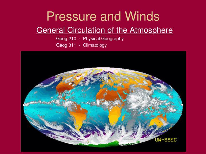 pressure and winds