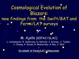 Cosmological Evolution of Blazars: new findings from the Swift/BAT and Fermi/LAT surveys