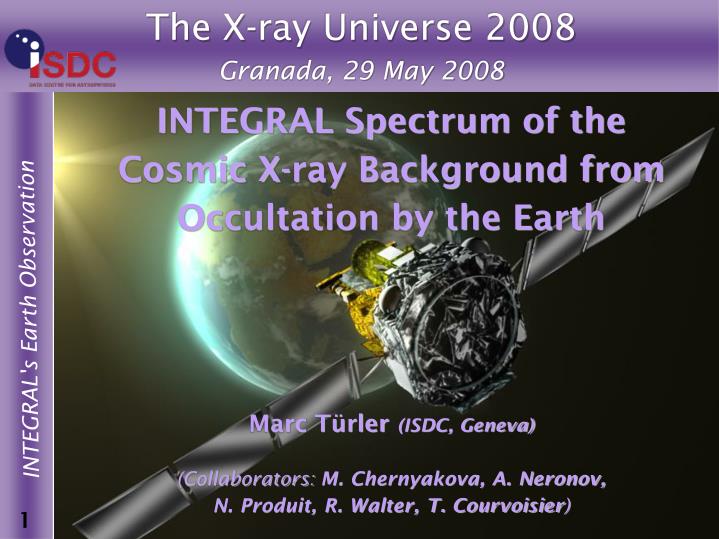 the x ray universe 2008 granada 29 may 2008