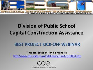 Division of Public School Capital Construction Assistance