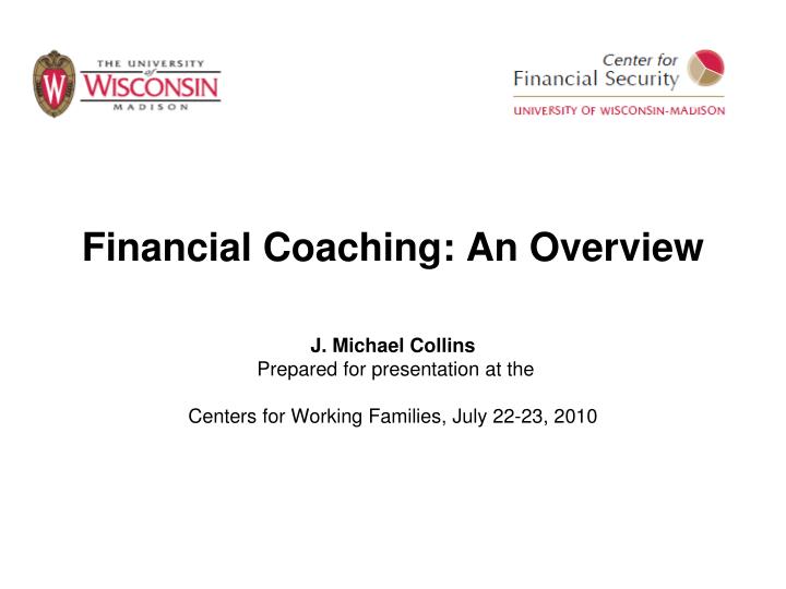 financial coaching an overview