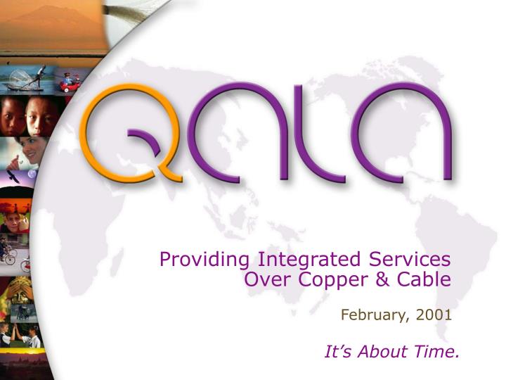 providing integrated services over copper cable