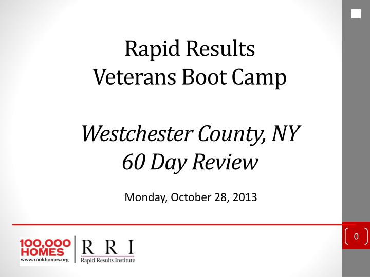 rapid results veterans boot camp westchester county ny 60 day review