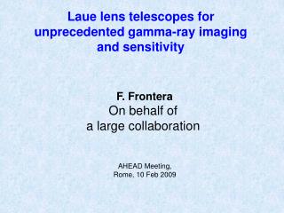 Laue lens telescopes for unprecedented gamma-ray imaging and sensitivity