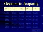 Math Challenges Galore: Geometric Jeopardy Show - slide 1