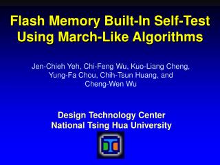 Flash Memory Built-In Self-Test Using March-Like Algorithms