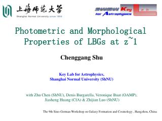 Photometric and Morphological Properties of LBGs at z~1