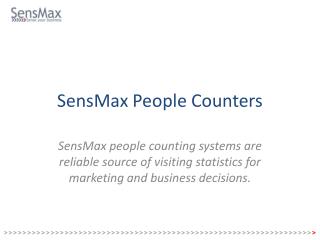 SensMax People Counters