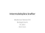 Intermolekylära krafter - slide 1