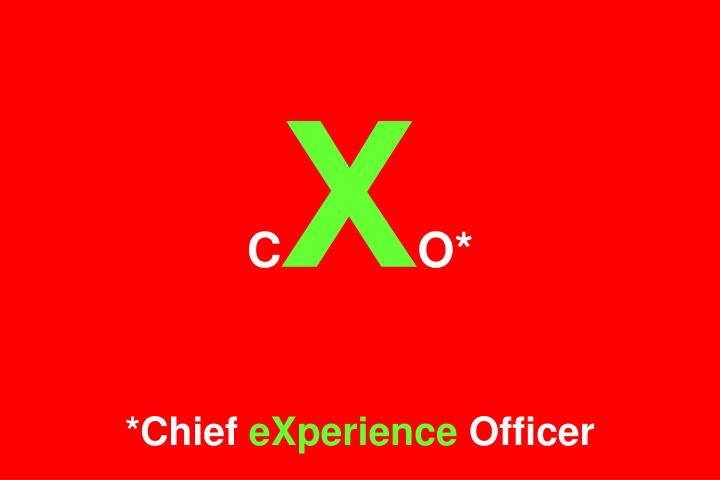 c x o chief experience officer