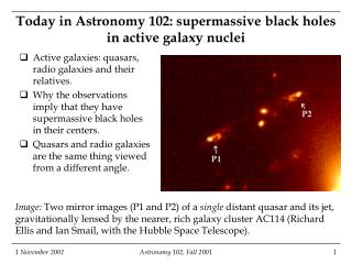 Today in Astronomy 102: supermassive black holes in active galaxy nuclei