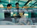Mobiliteetti – GSM-integraatio (OXE) - slide 1