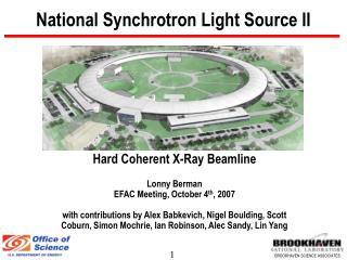 National Synchrotron Light Source II