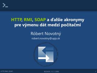 http rmi soap a al ie akronymy pre v menu d t medzi po ta mi
