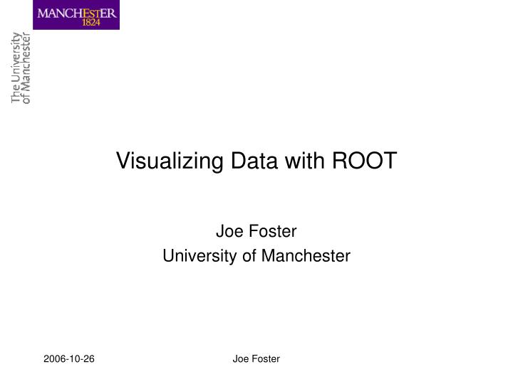 visualizing data with root