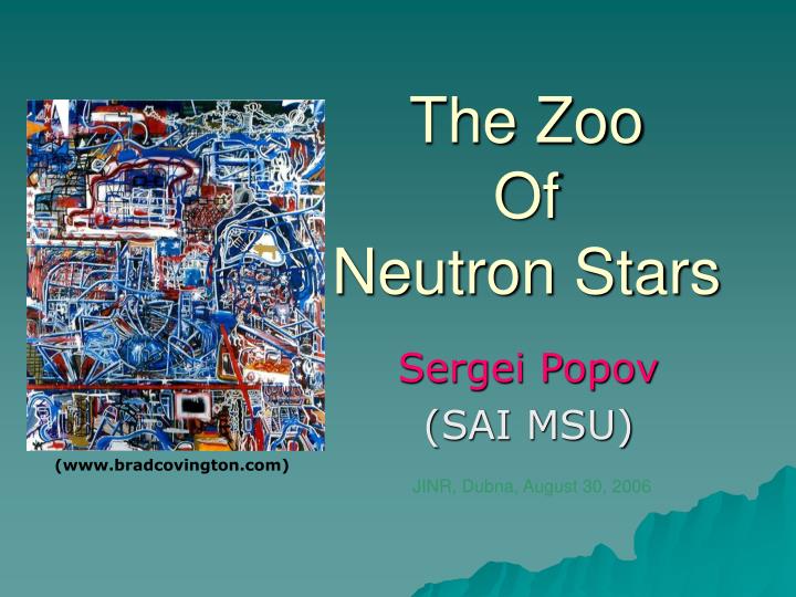 the zoo of neutron stars