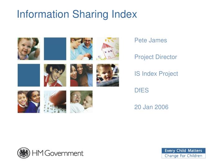 information sharing index