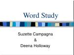Enhancing Word Study Instruction for First Grade Teachers: A Comprehensive Training Approach - slide 1