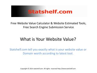 Free Website Value Calculator & Website Estimated Tools