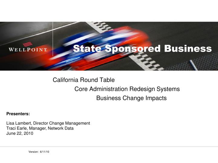 state sponsored business