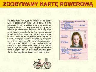 zdobywamy kart rowerow