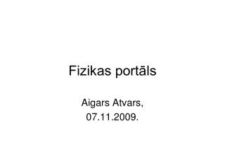 fizikas port ls