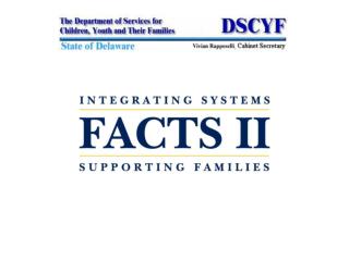 DSCYF'S FAMILY AND CHILD TRACKING SYSTEM