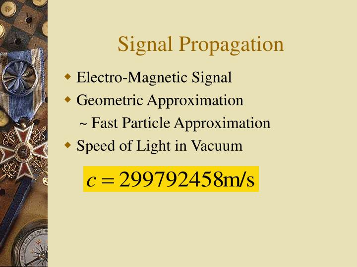 signal propagation