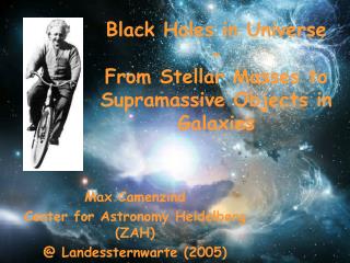 Black Holes in Universe - From Stellar Masses to Supramassive Objects in Galaxies