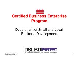 Certified Business Enterprise Program