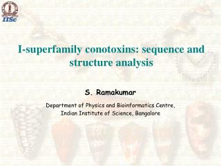 I-superfamily conotoxins: sequence and structure analysis