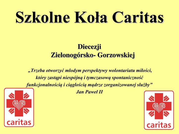 szkolne ko a caritas