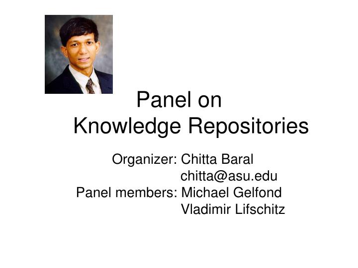 panel on knowledge repositories