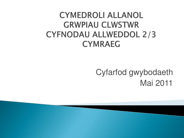 cymedroli allanol grwpiau clwstwr cyfnodau allweddol 2 3 cymraeg